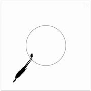 Walking the circle! Square Canvas Art  Huib Limberg 