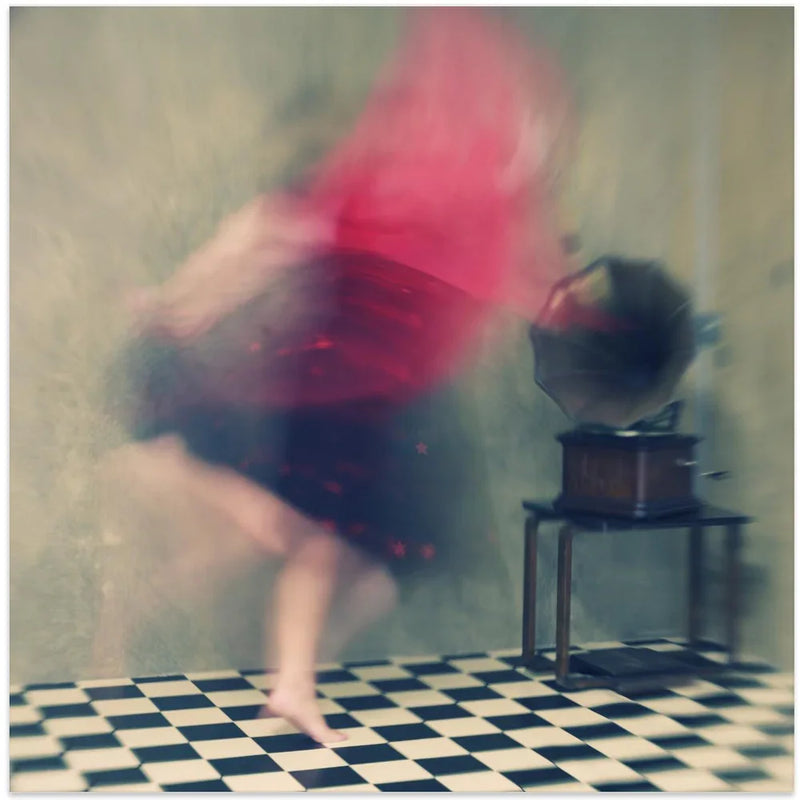 Hop skip and jump by Mel Brackstone Square Canvas Print Art for Modern Home Decor. Decorate your office or living room with canvas artwork