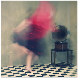 Hop skip and jump by Mel Brackstone Square Canvas Print Art for Modern Home Decor. Decorate your office or living room with canvas artwork