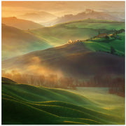 Morning Dreams by Krzysztof Browko Square Canvas Print Art for Modern Home Decor. Decorate your office or living room with canvas artwork