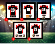 Ohio High School Football Jersey Frame Print Senior Night Gift