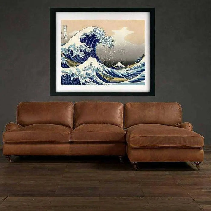 The Great Wave off Kanagawa by Katsushika Hokusai Framed art print decor