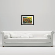 The Red Vineyards by Vincent Van Gogh Framed Classic Art Canvas