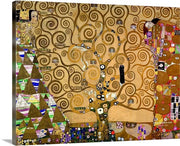 The Tree of Life 1909 by Gustav Klimt Framed Art Canvas Prints
