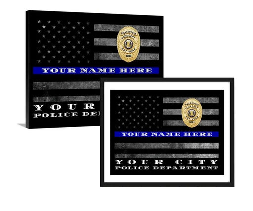 Frontline Designs, LLC 6 Point Badge Pin | Thin Blue Line Police Badge Pins & Tie Tacks by Frontline Designs