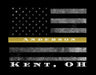 Thin Yellow Line Flag Security Guard Loss Prevention Tow Truck Drivers Truck Drivers