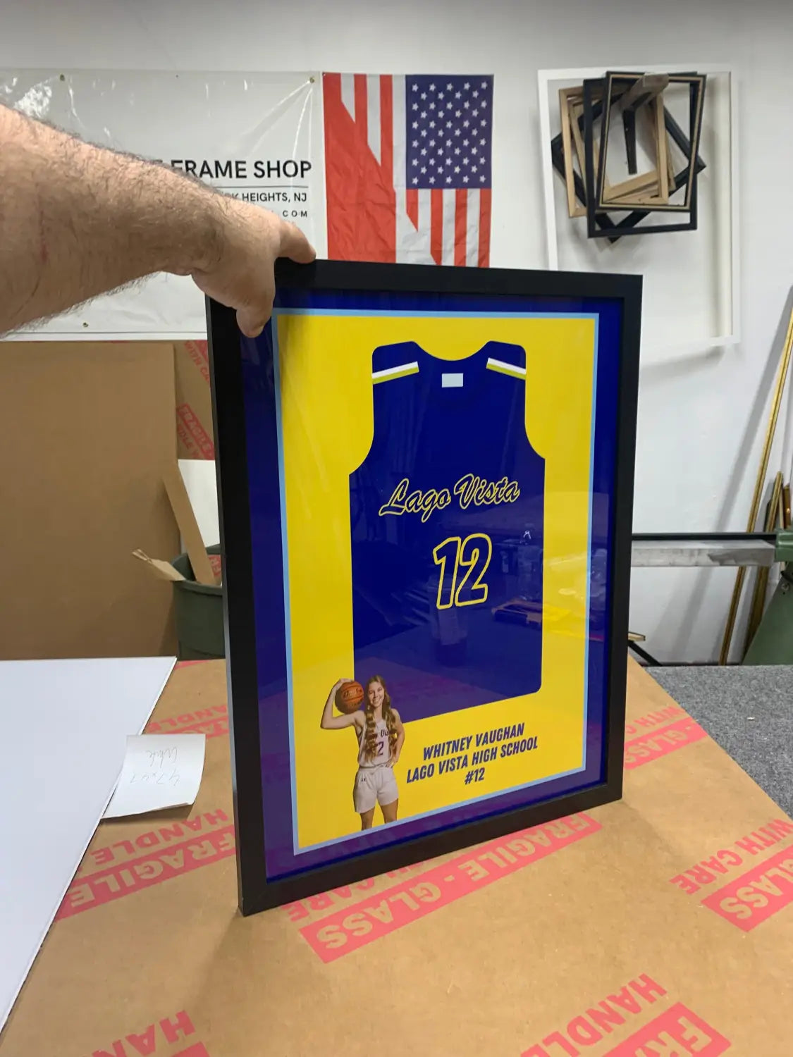 Celebrate Senior Night with a Unique High School Picture Frame Gift from ModernMemoryDesign.com