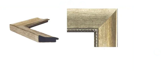 Traditional Champagne Silver Panel Picture Frame 2 inch - Modern Memory Design Picture frames - New Jersey Frame shop custom framing