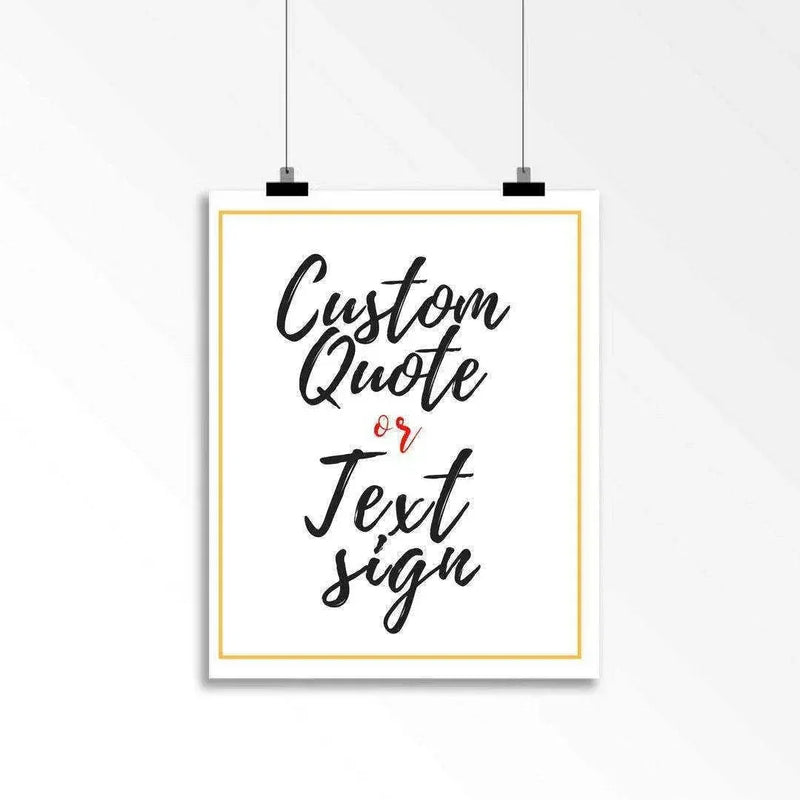 Your Favorite Quote art Print framed Picture Frame Store New Jersey