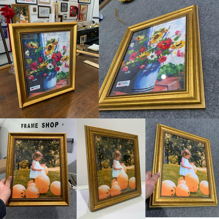 Gold Ornate 13x48 Picture Frame Vintage 13x48 Frame 13 x 48 Poster  Frame 13 x 48