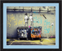 16x20 art + frame 20x24 blue mat - Modern Memory Design Picture frames - New Jersey Frame shop custom framing