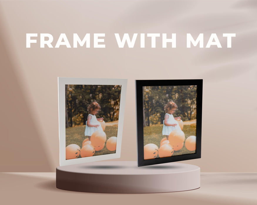 20x24 Frame With 16x20 Mat Photo Poster Print - Frame Store Online - Modern Memory Design Picture frames - New Jersey Frame shop custom framing