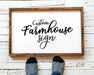 20x30 farmhouse wood Signs custom made - Modern Memory Design Picture frames - New Jersey Frame shop custom framing