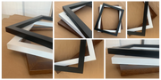 Black Wood Picture Frame Gallery Wall - Modern Memory Design Picture frames - New Jersey Frame shop custom framing