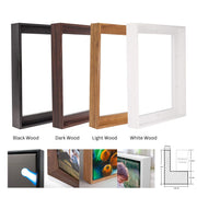 ArtToFrames 8" X 10" White Picture Frame, 8x10 Inch White Wood Poster Frame Wom 4443 2 Pack ArtToFrames 8" X 10" White Picture Frame, 8x10 Inch White Wood Poster Frame Wom 4443 2 Pack