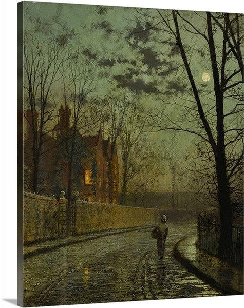 After the Shower by John Grimshaw Canvas Classic Artwork