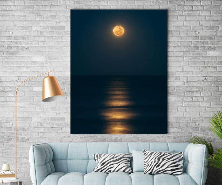 Abstract Moon Night Home Canvas Canvas Prints Framed art - Modern Memory Design Picture frames - New Jersey Frame shop custom framing
