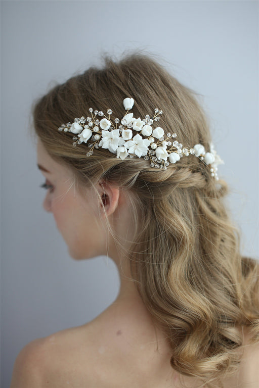 Ella Wedding Bridal Head Piece, Hair Accessories RE3793 - No Limits by Nicole Lee