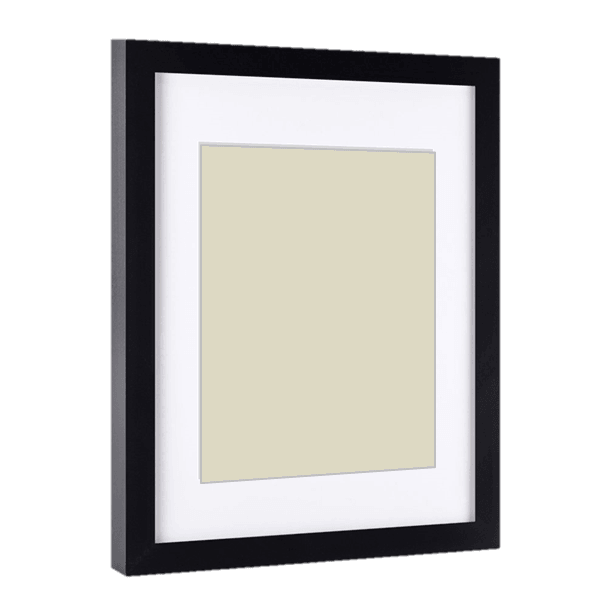 Black Picture Frame With Mat - Modern Memory Design Picture frames - New Jersey Frame shop custom framing