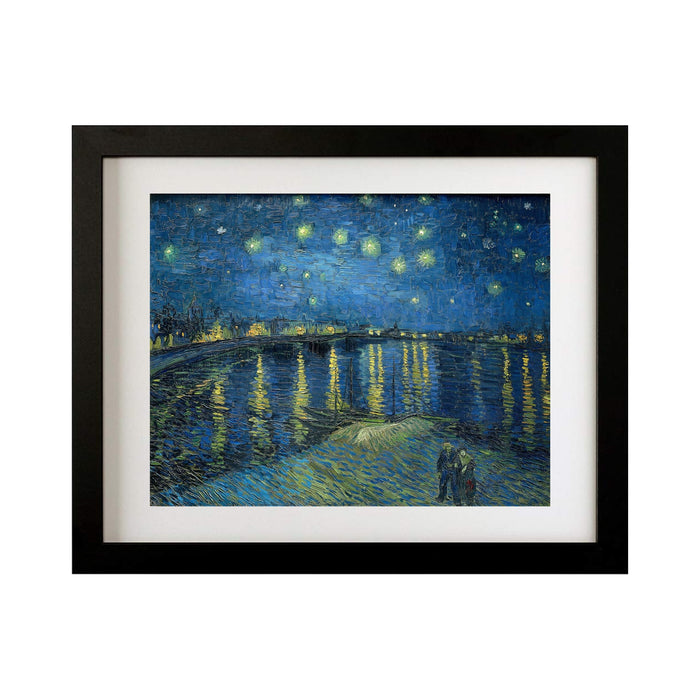 Starry Night over the Rhone by Vincent Van Gogh Classic Art