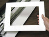 Custom Matting Mat Board Size Opening for Custom Picture Frame WHITE