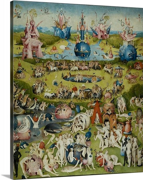 Garden of Earthly Delights by Hieronymus Bosch Canvas Classic Artwork