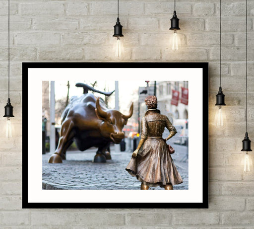 Feminist Fearless Woman art gift for her décor Fearless girl statue
