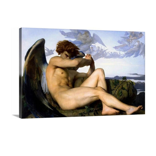 Fallen Angel by Alexandre Cabanel Framed Art Canvas Prints