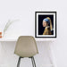 Girl with A Pearl Earring by Johannes Vermeer Feminist art Canvas