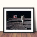 Apollo 11 Moonwalk Framed art print decor - Modern Memory Design Picture frames - New Jersey Frame shop custom framing