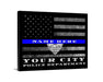 Fort Worth Police Department Thin blue Line Police Gift