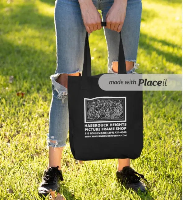 Free Grocery Shopping Tote Bag 13x19 inch - Hasbrouck Heights Frame Shop - Giveaway
