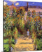 The Artist's Garden at Vétheuil by Claude Monet Claude Monet Art Canvas Classic Artwork