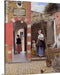The Courtyard of a House in Delft by Pieter de Hooch Canvas Canvas Classic Artwork