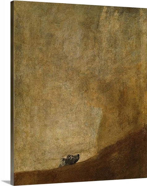 The Dog by Francisco Goya Canvas Classic Artwork