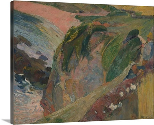 The Flageolet Player on the Cliff Paul Gauguin Canvas Classic Artwork