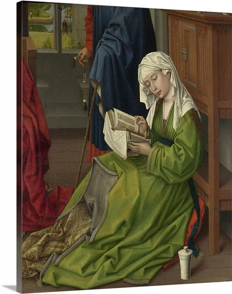 The Magdalen Reading by Rogier van der Weyden Canvas Classic Artwork