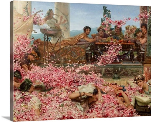 The Roses of Heliogabalus by Sir Lawrence Alma-Tadema Art Canvas Classic Artwork