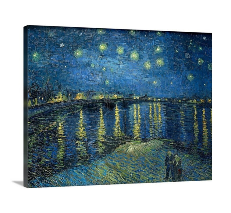Starry Night over the Rhone by Vincent Van Gogh Classic Art