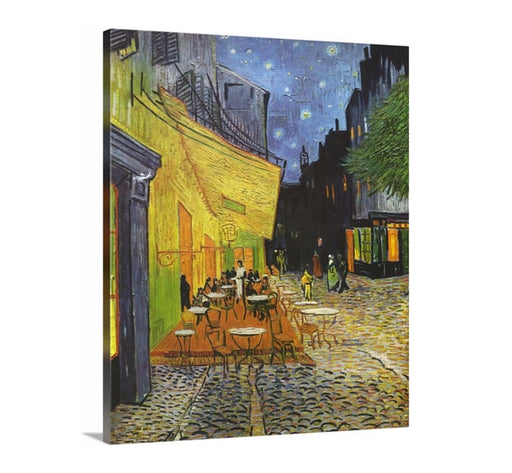 Cafe Terrace at Night by Vincent Van Gogh Canvas Prints