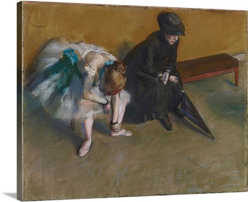 Waiting by Edgar Degas Canvas Classic Artwork