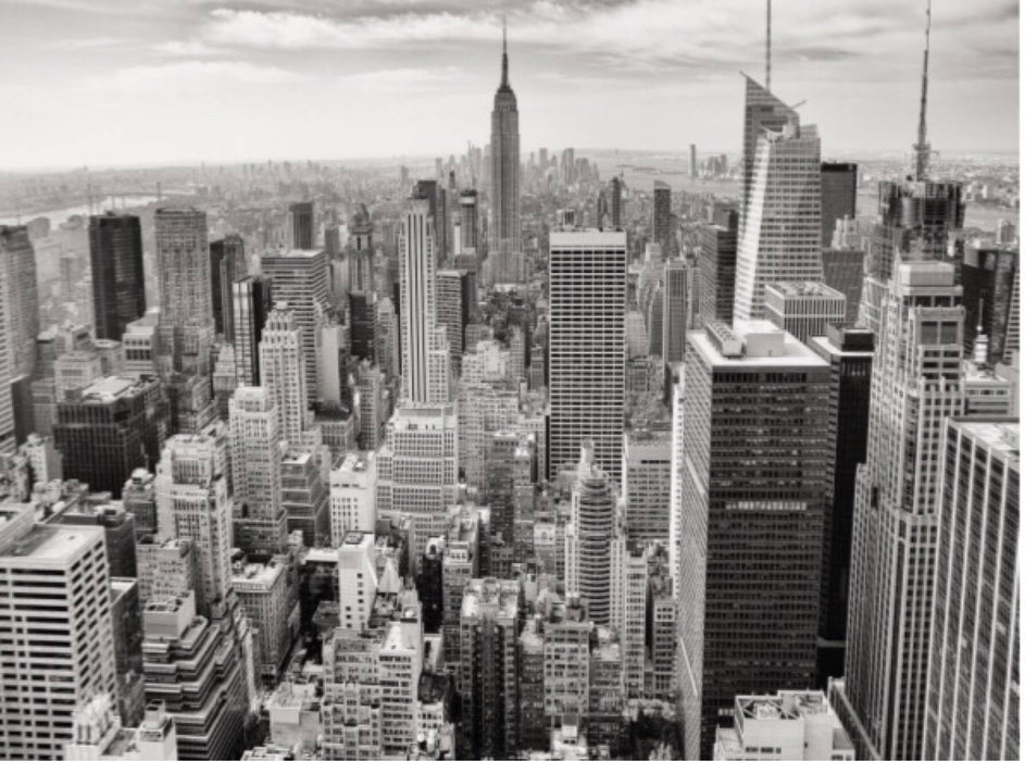 black and white Manhattan, New York City picture framed photography
