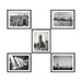 New York City art picture frame poster prints black and white Skyline