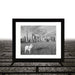 New york city English bulldog Wall art poster print frame artwork