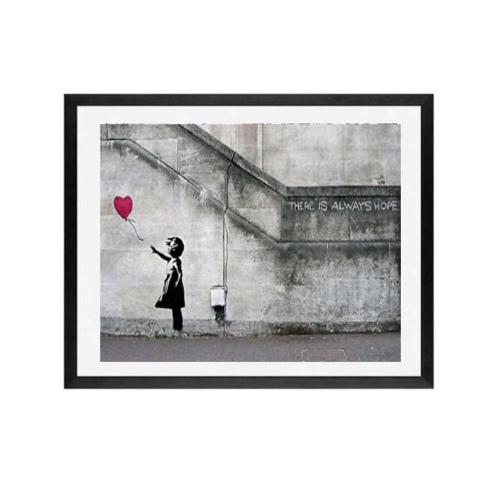 Balloon Girl Banksy Street Wall Art - Modern Memory Design Picture frames - New Jersey Frame shop custom framing