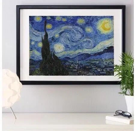 Van Gogh Starry Night Framed Art Print Canvas Prints
