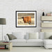 Highland Cow art print picture frame Buffalo Print Animal Home Décor