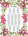 Wedding Seating Chart 20x30inch
