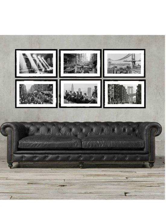 New York city wall art framed black and white photography 16x20 Set of 6 Picture Frame Store Online 