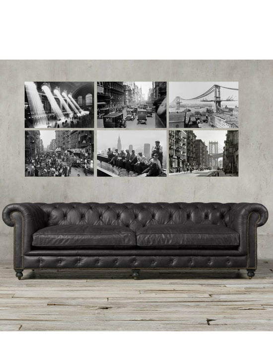 New York Black And White Photography Art Collection Framed